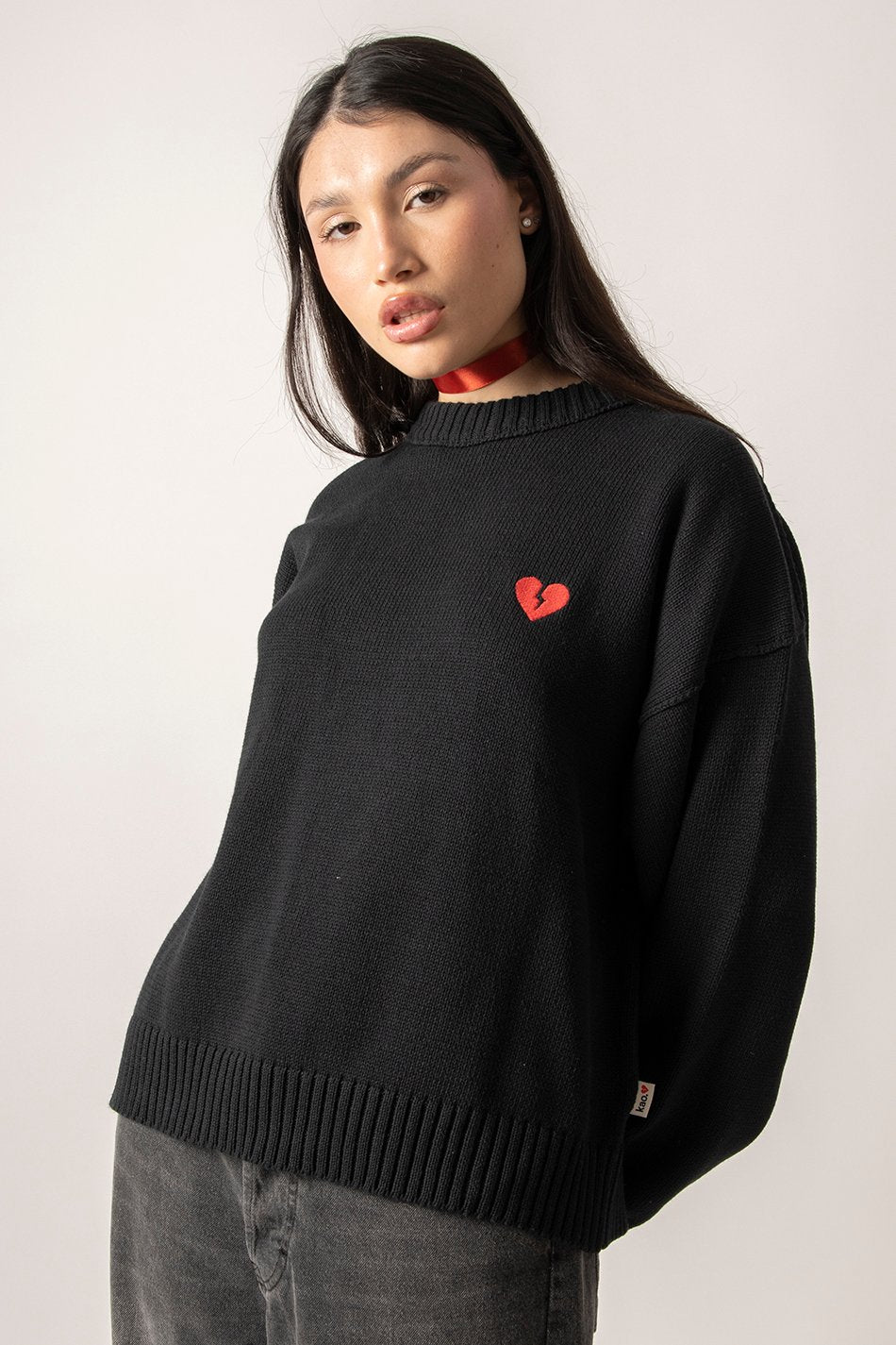 Pull Broken Heart Black