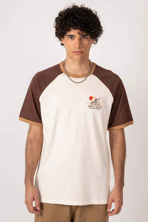 Camiseta Wild West Ivory/ Brown