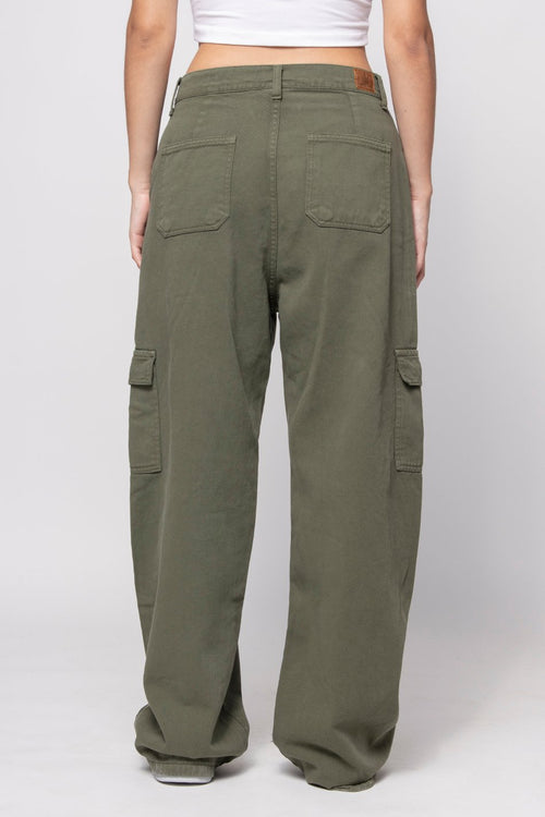 Pantalon Cargo Wide Leg Army