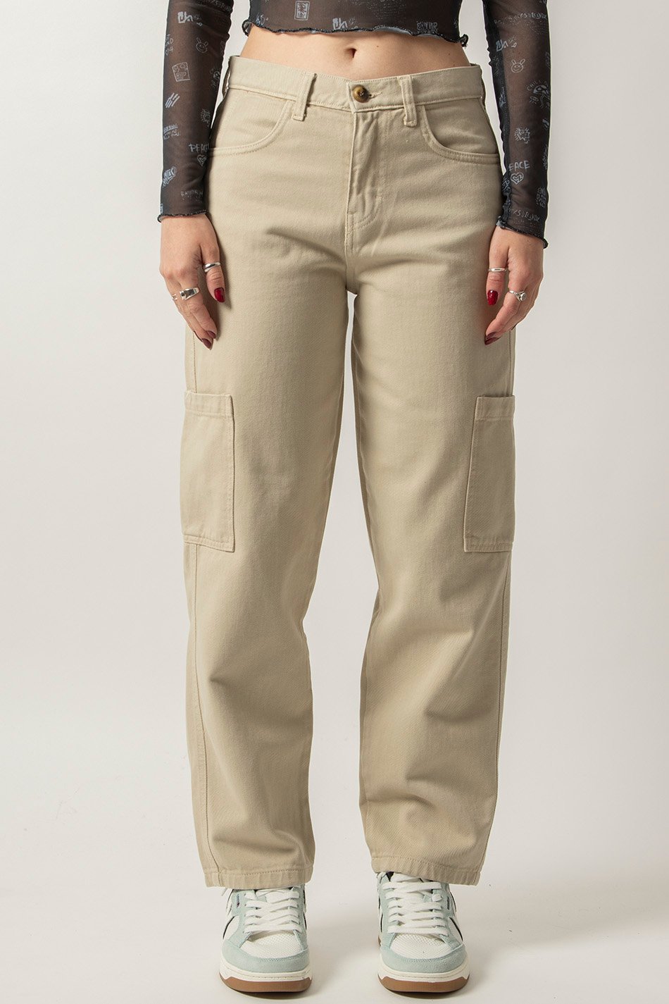 Pantalon Factory Cream