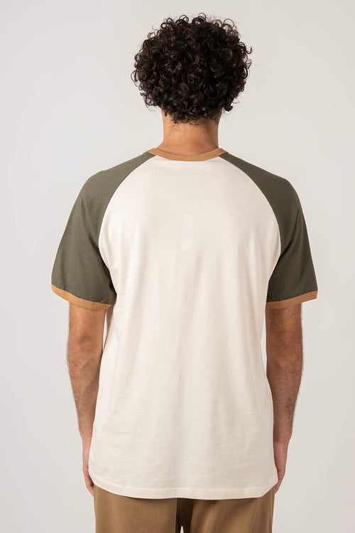 T-shirt Tiger Ivory/Army