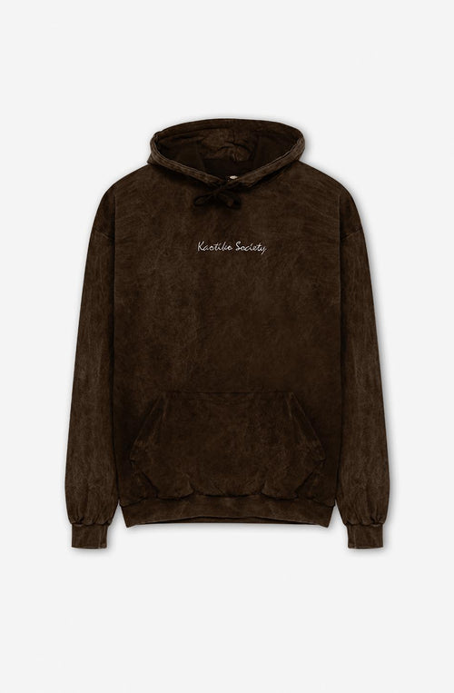 Sudadera Washed Vancouver Brown