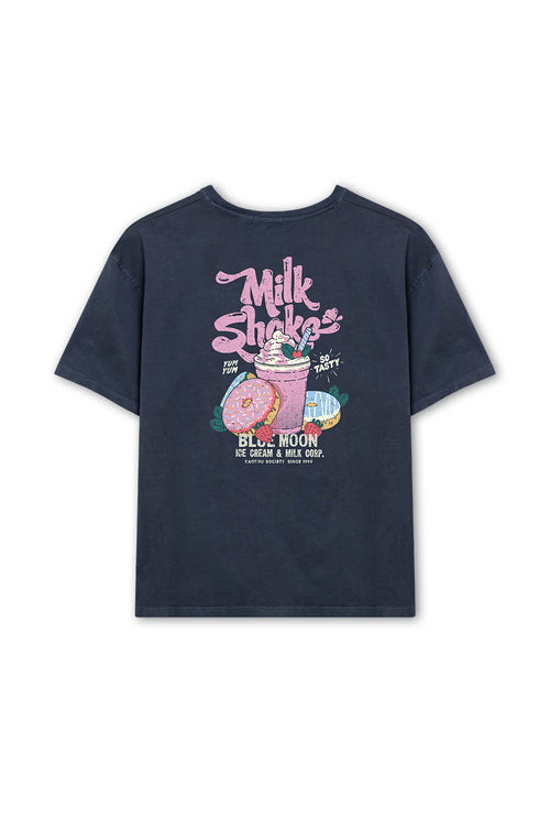 Camiseta Washed Milkshake Navy