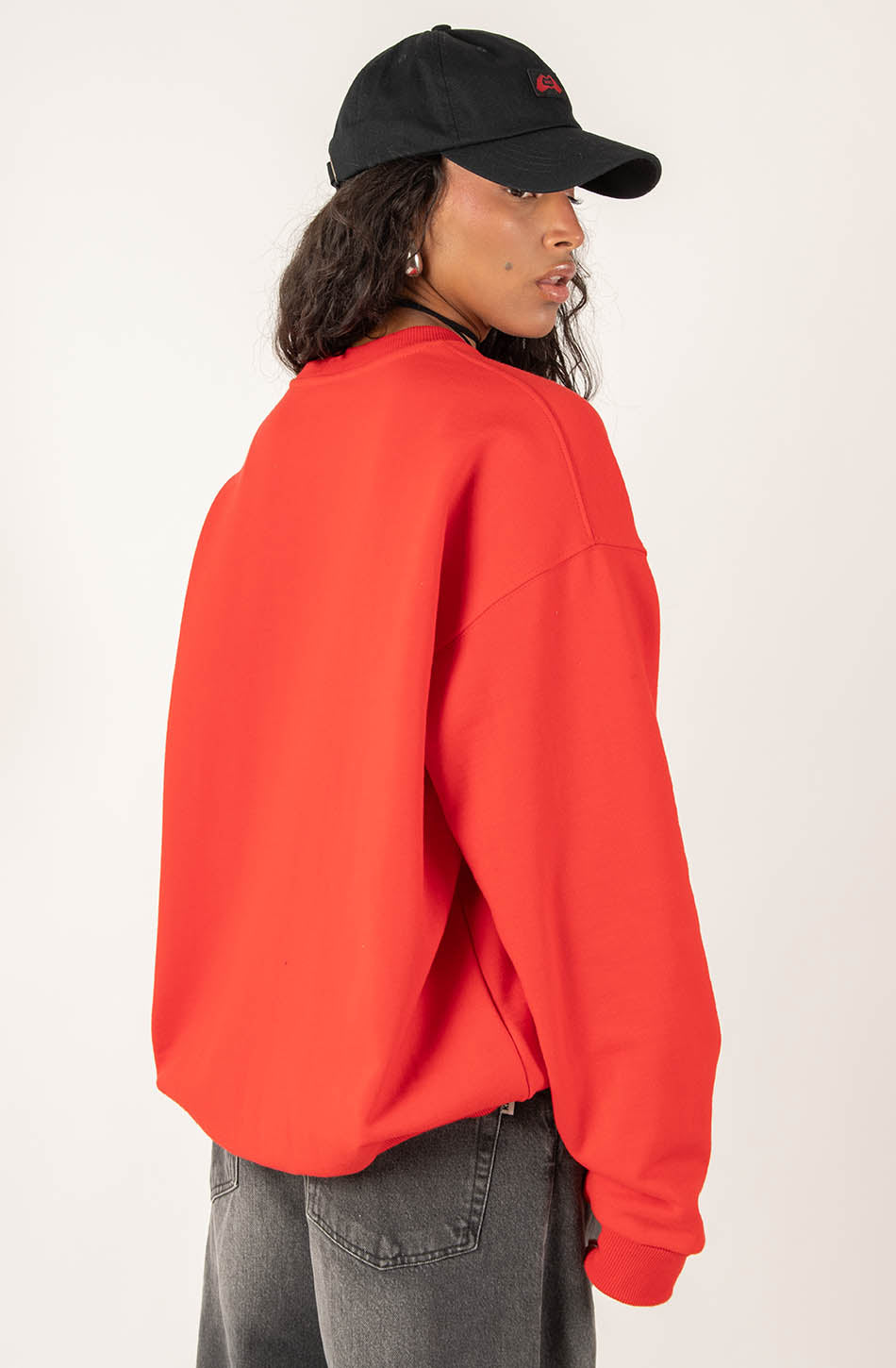 Sweat-shirt rouge Otis