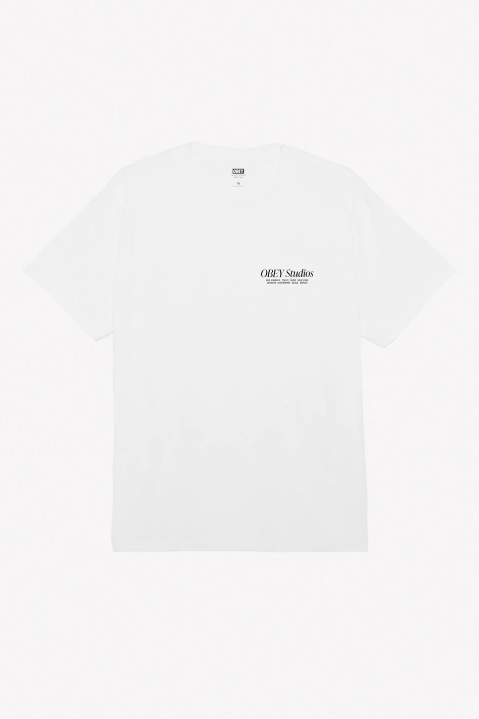 Obey Studios T-Shirt blanc