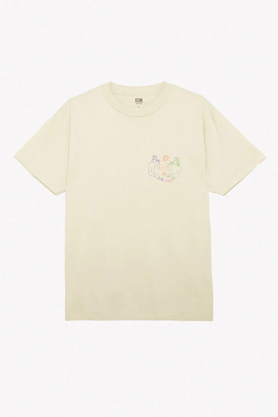 Obey Cup Of Tea T-Shirt crème