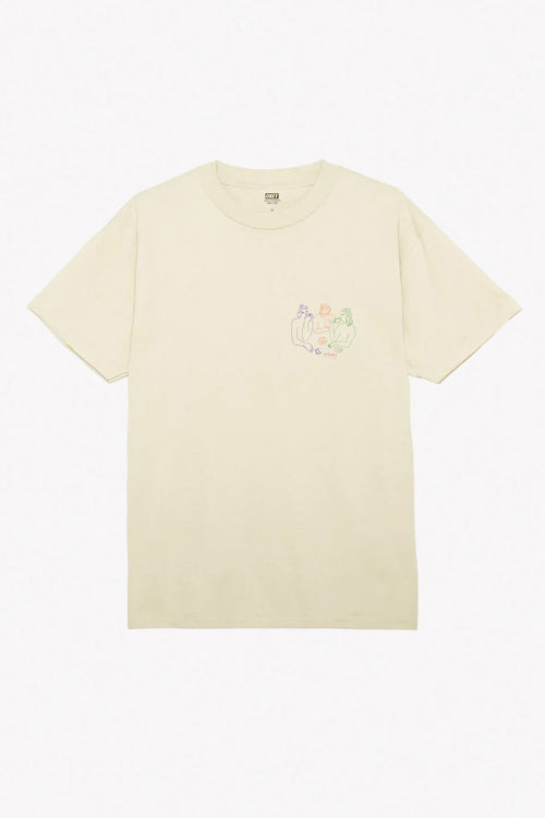 Obey Cup Of Tea Cream T-shirt