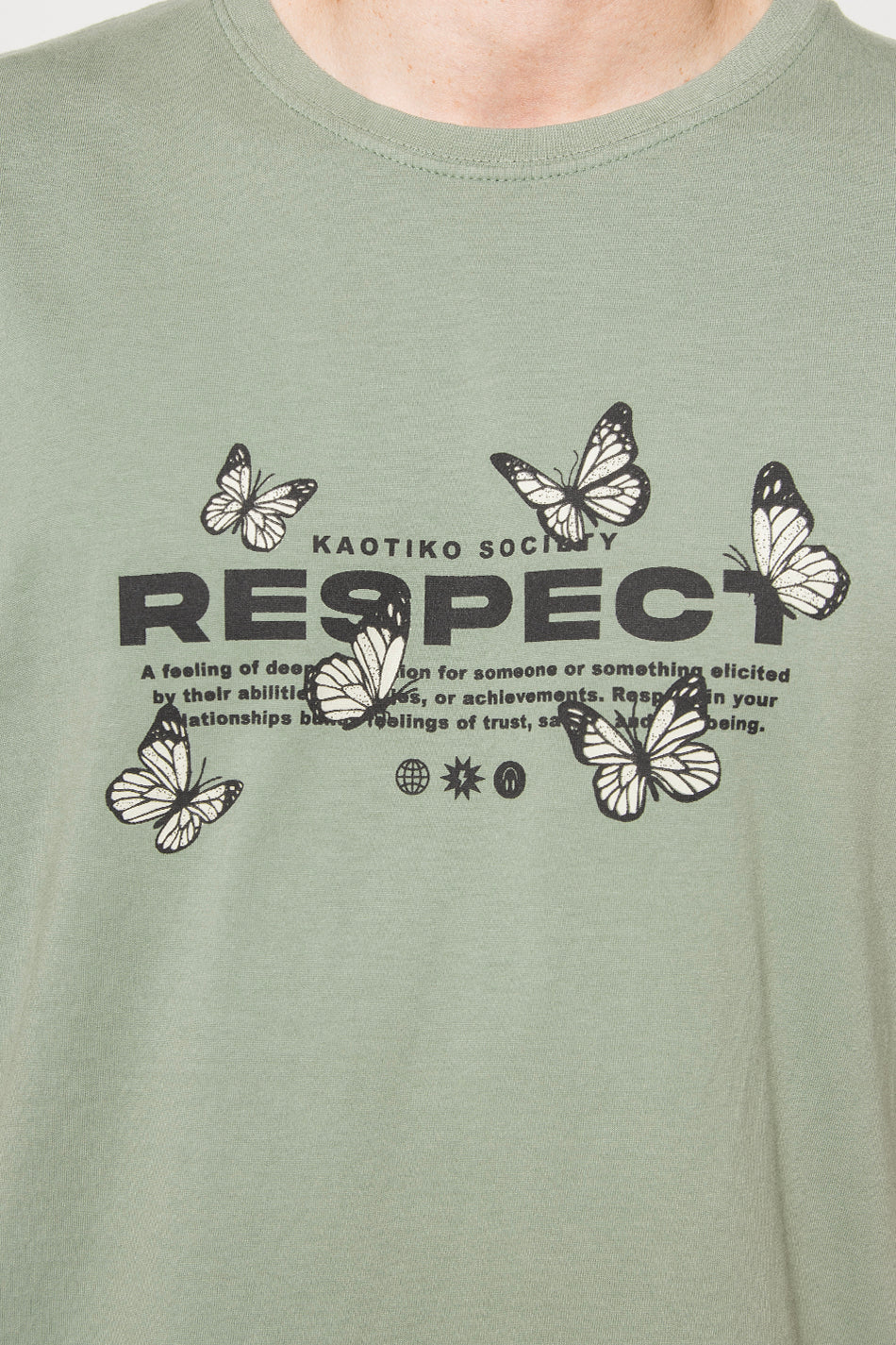 Tee-shirt Washed Respect Army