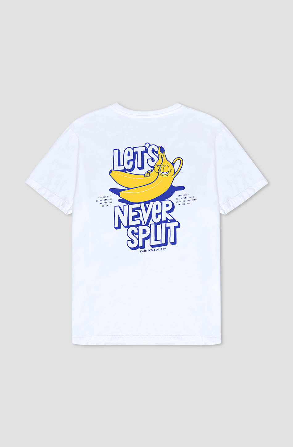 T-shirt Banane Lavée Blanc