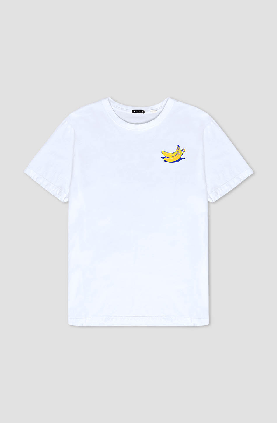 T-shirt Banane Lavée Blanc