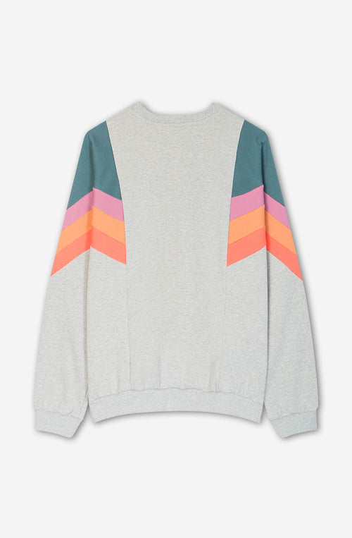 Seattle Gray / Board / Orchid Sweatshirt