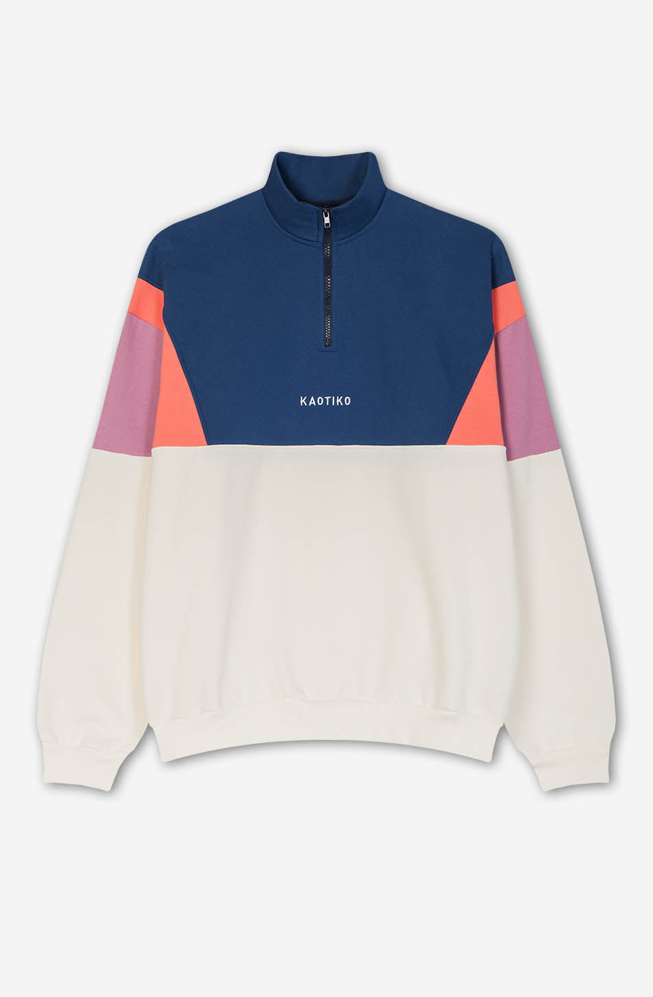 Sweatshirt Arthur Navy/ Ivory/ Orchid