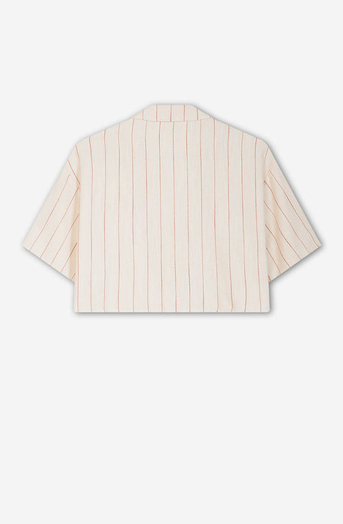 Chemise Barbacoa Stripes Ivory/ Burgundy