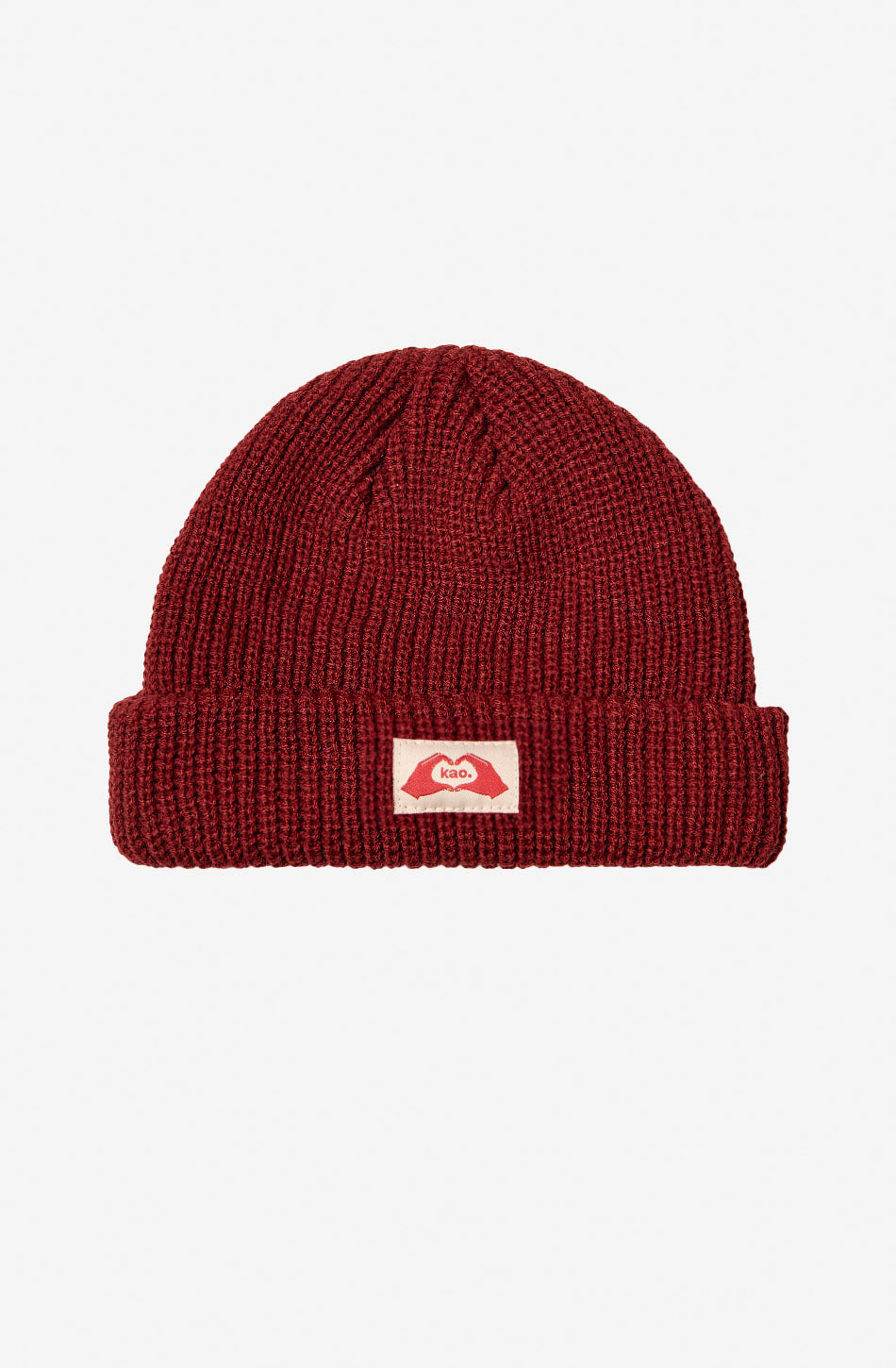 Gorro Heart Hand Kao. Maroon