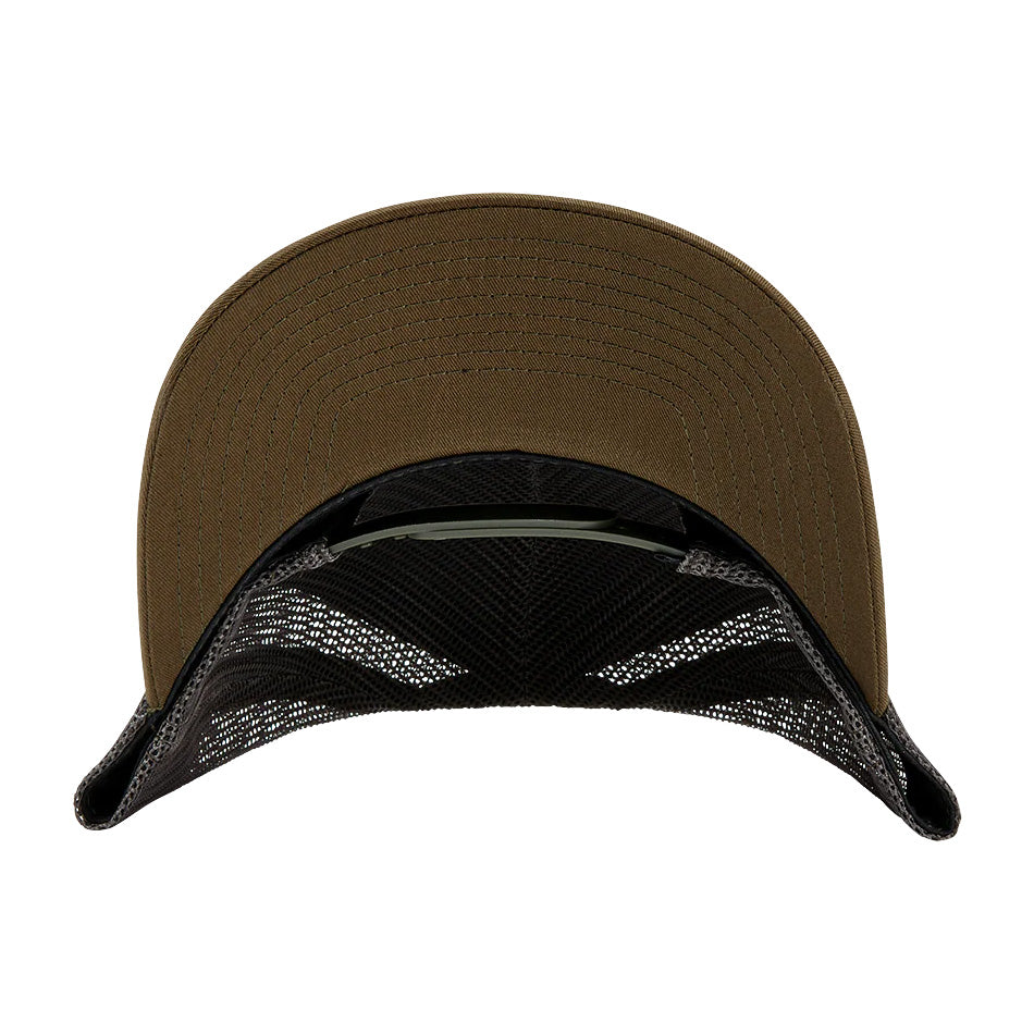 Nixon Iconed Trucker Hat Dunkeloliv