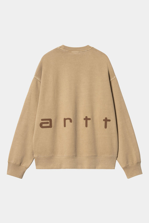 Carhartt WIP Script Peanut/ Tobacco Sweatshirt