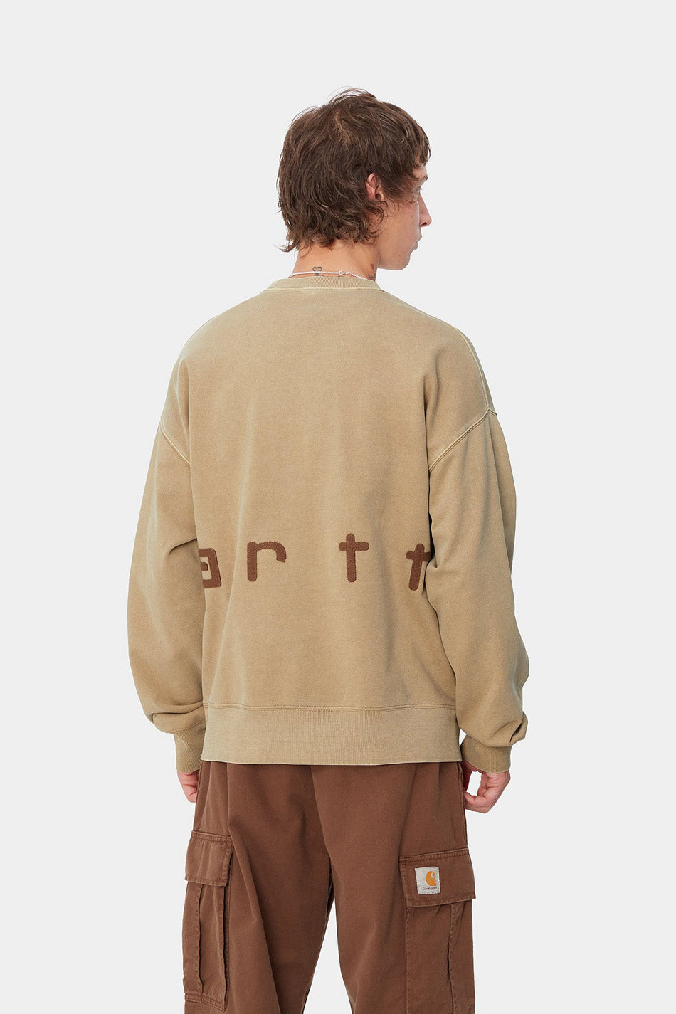 Carhartt WIP Script Sweatshirt Peanut/ Tobacco