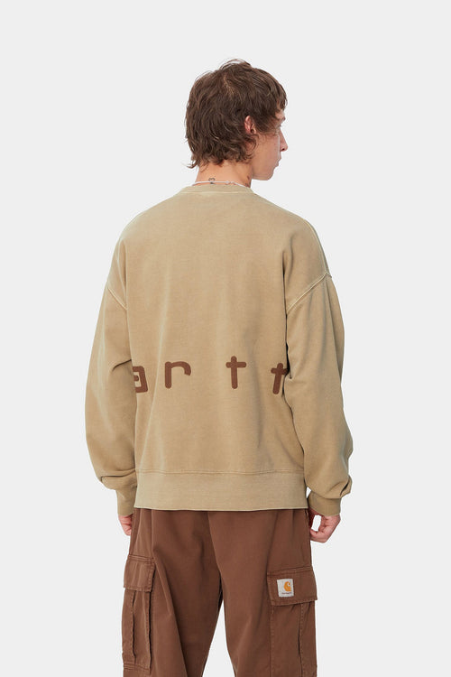 Carhartt WIP Script Peanut/ Tobacco Sweatshirt