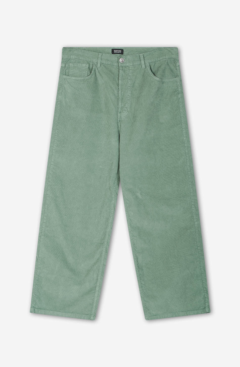 Pantalon en velours côtelé Mushroom Fresh Green