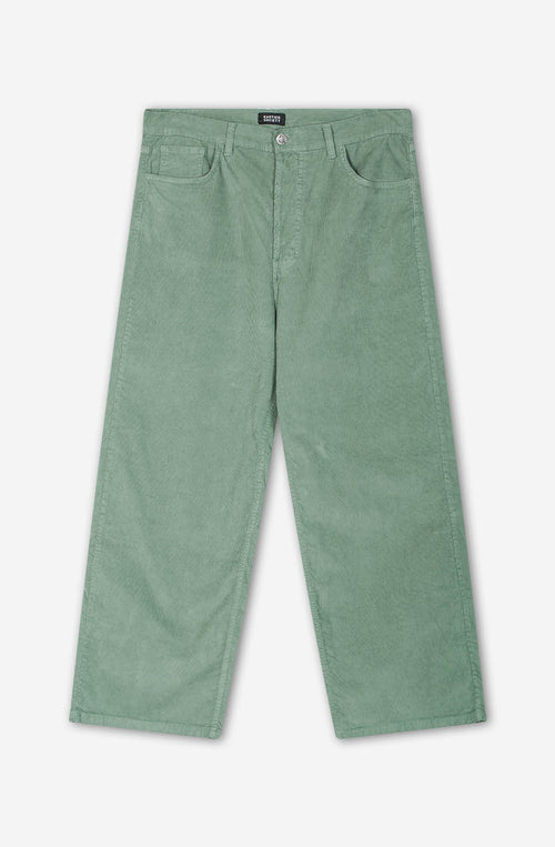 Pantalon en velours côtelé Mushroom Fresh Green