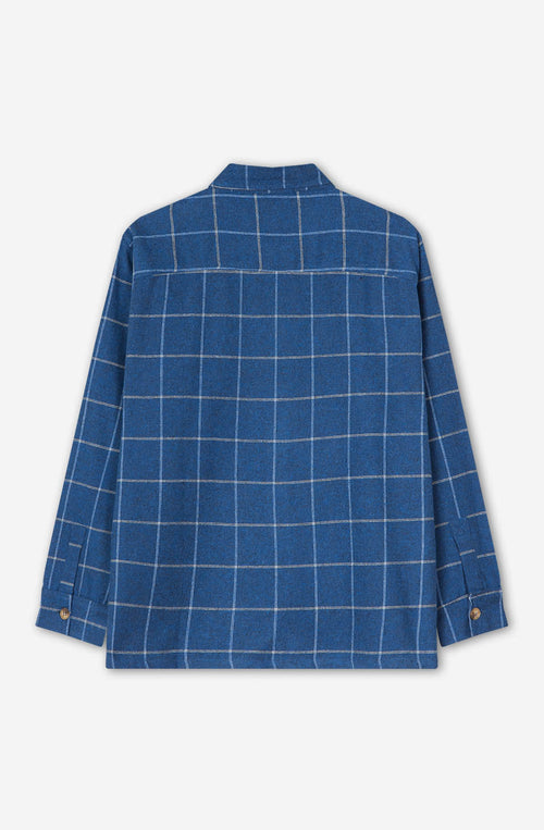 Milton Checked Shirt Blue