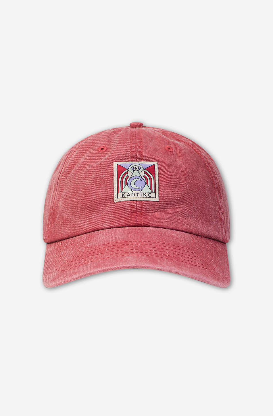 Casquette Washed Moon Burgundy