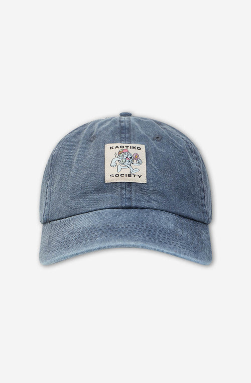 Casquette Washed World Navy