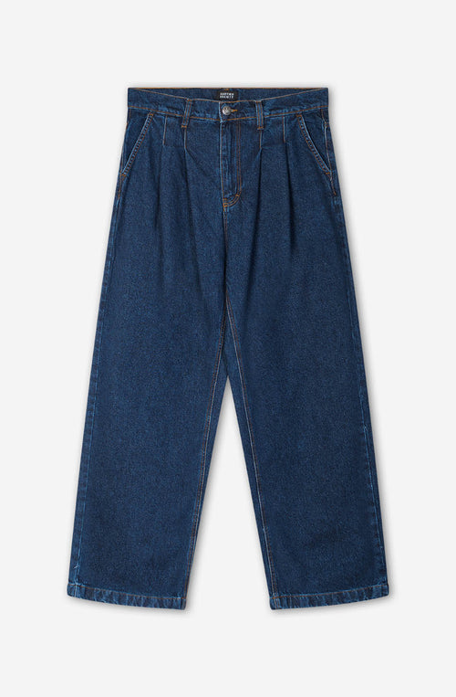 Pantalon large en denim foncé Stuttgart