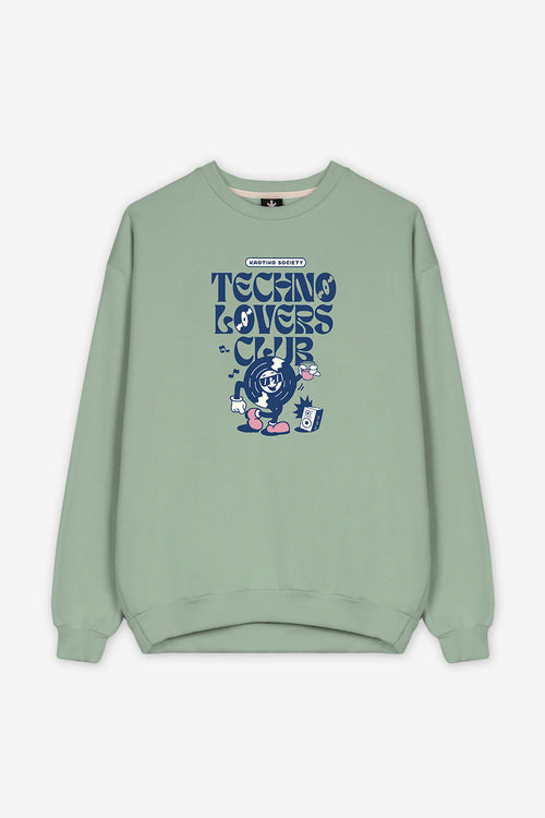 Techno Lovers Club Fresh Green Sweatshirt