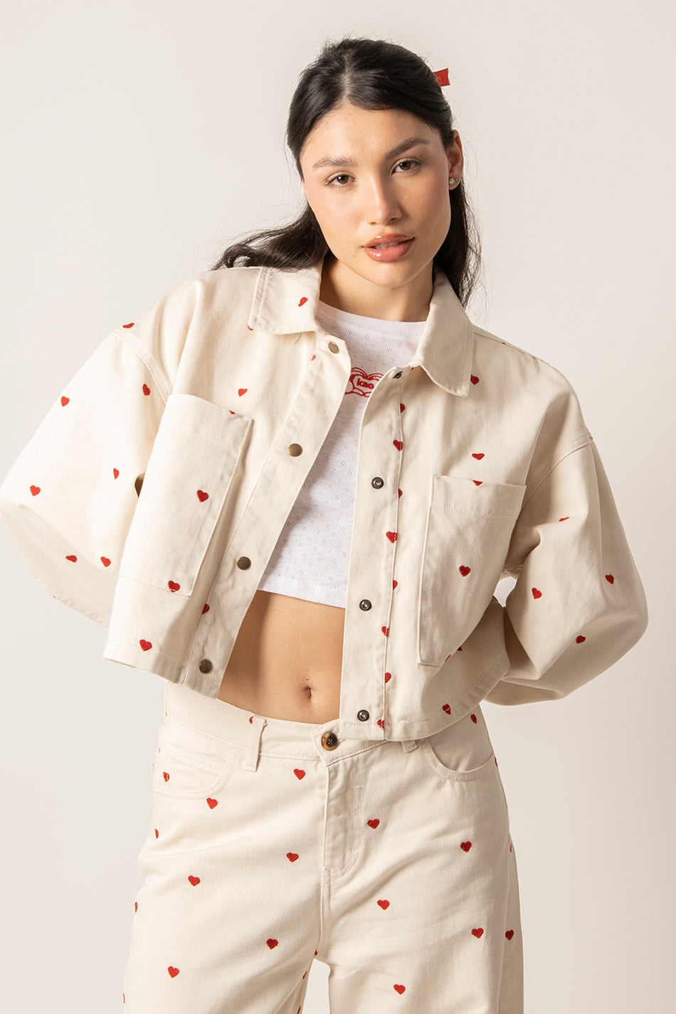 Veste Ivory Multiheart à poches multiples