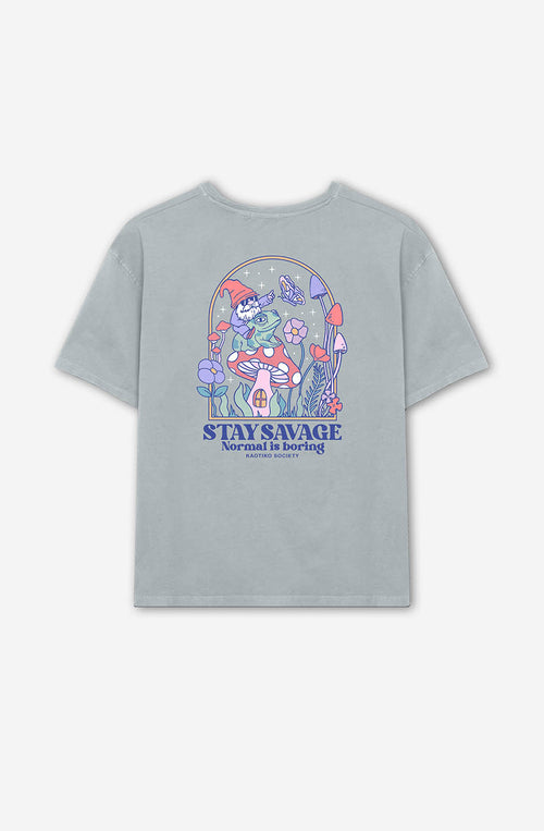 Washed Stay Savage Steel T-Shirt 