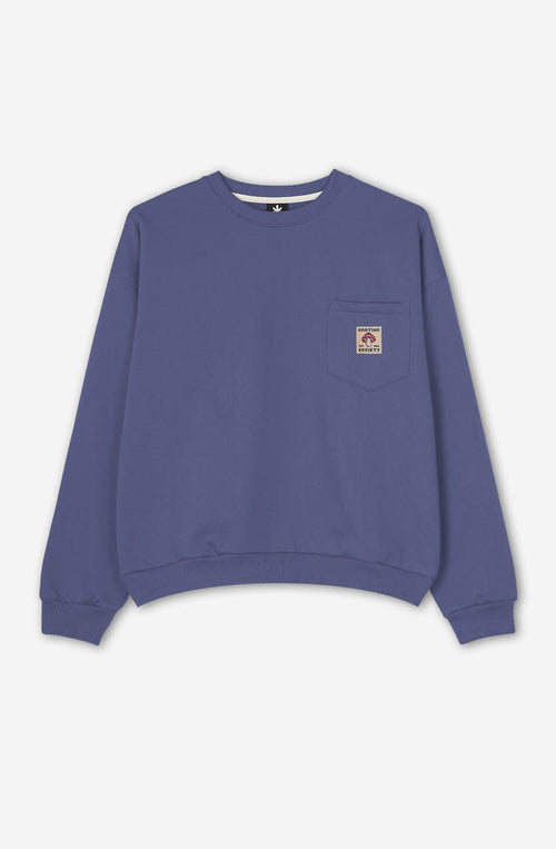 Sweatshirt Tasche Mushroom Society Grape 