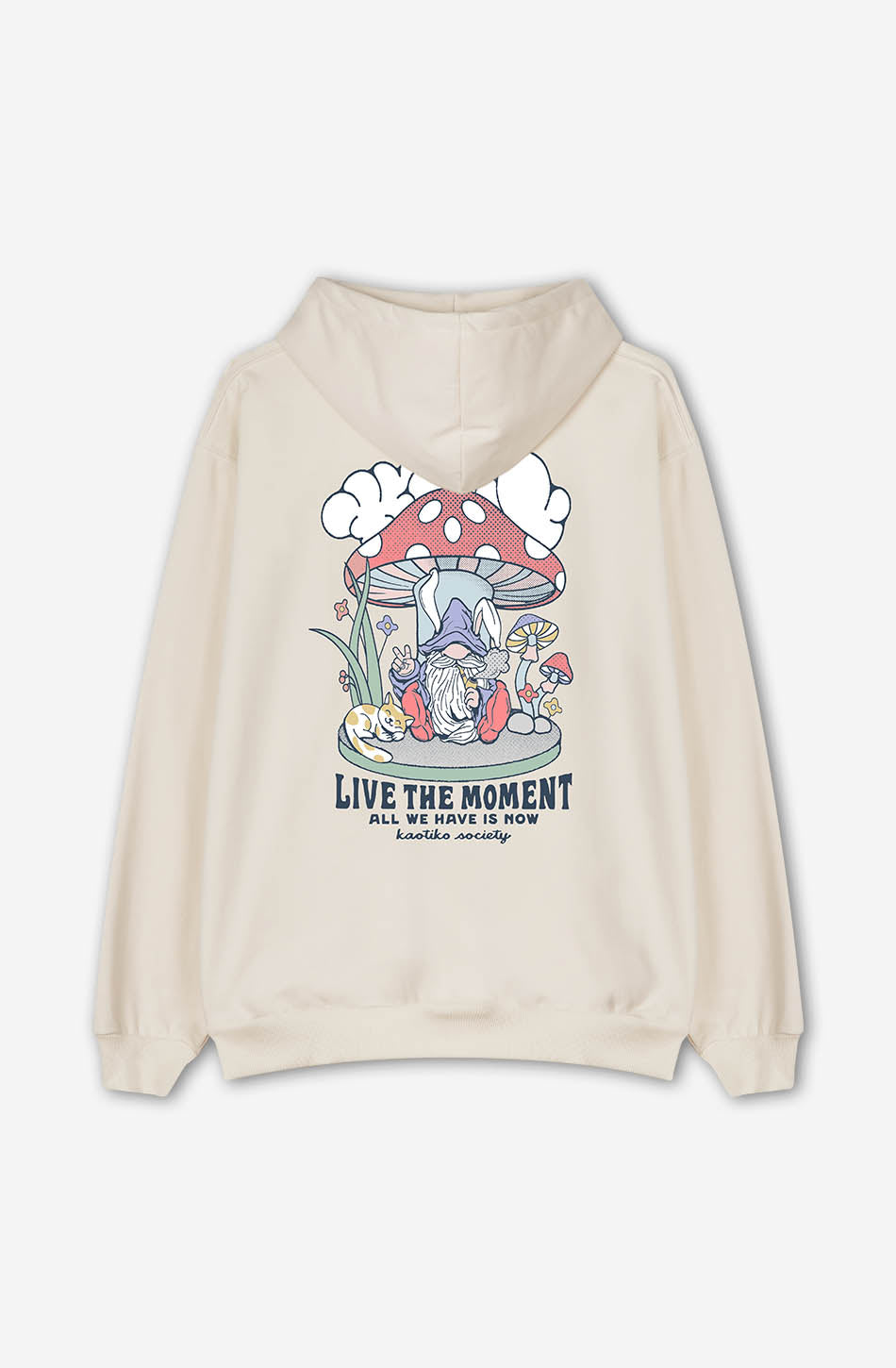 Sudadera Live The Moment Bone