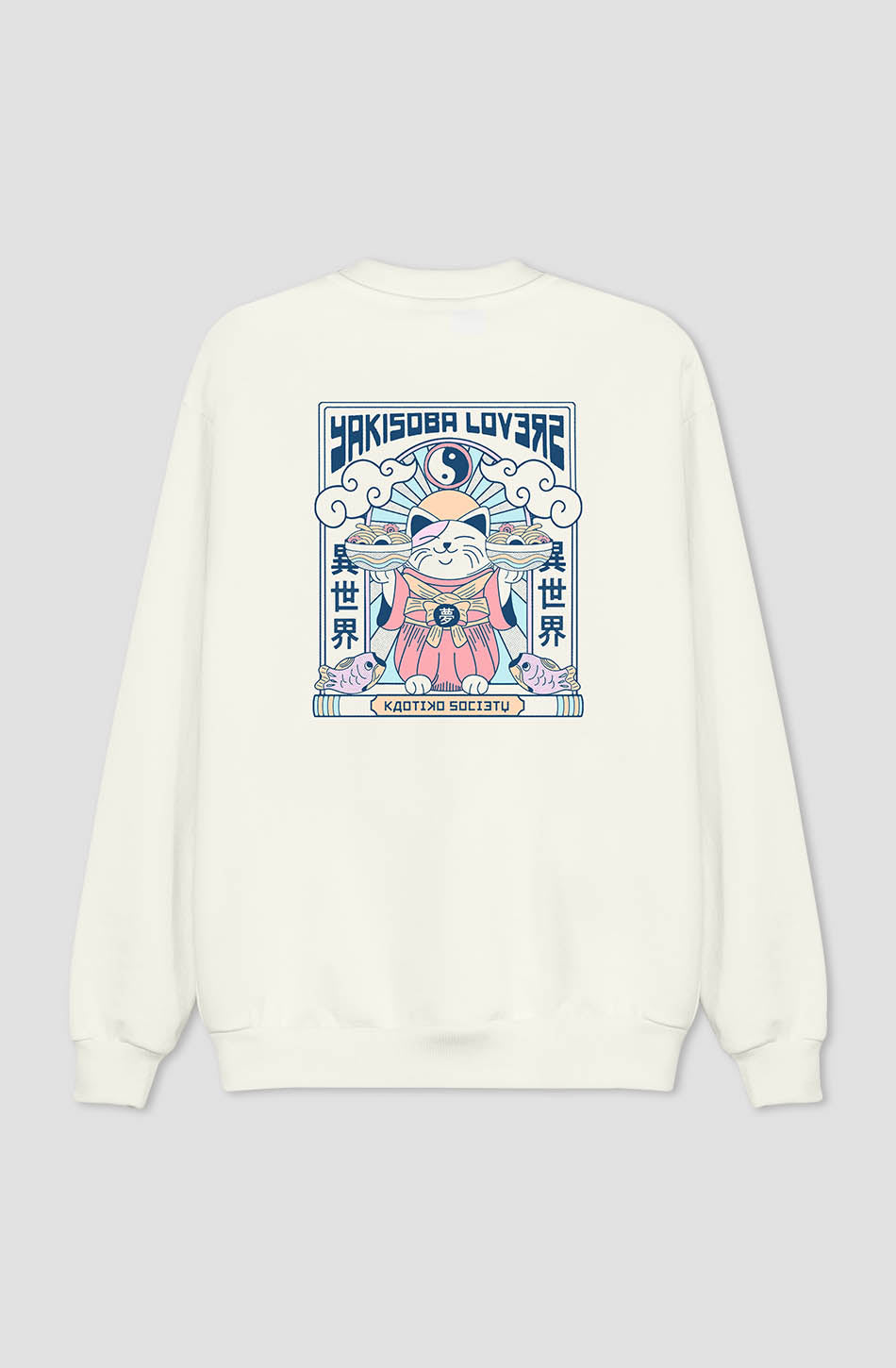 Sudadera Yakisoba Lovers Organic Cotton Ivory