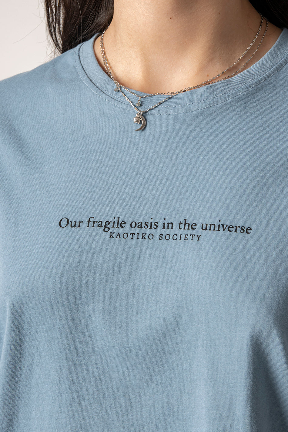 Camiseta Washed Oasis Blue Fly