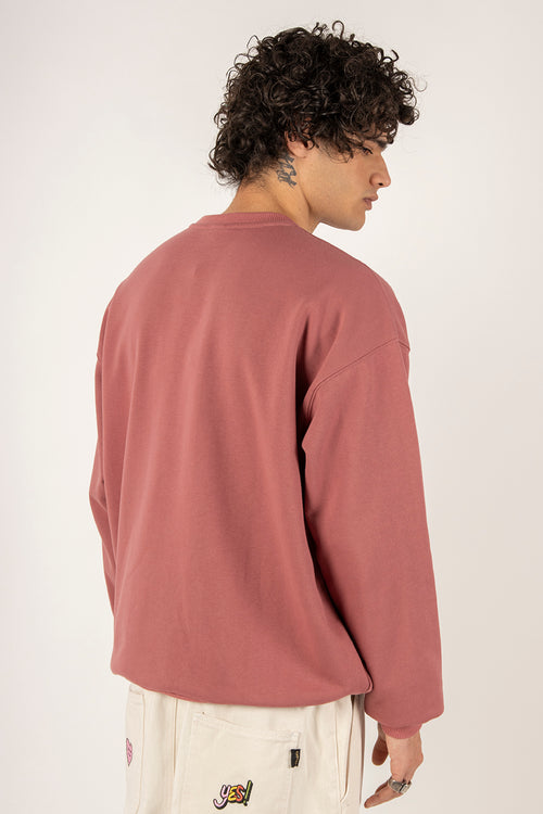 Pocket Mushroom Society Burgundy Sweatshirt