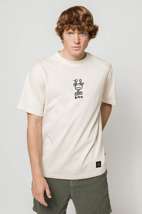 Camiseta Urban Boy Eye Organic Cotton Ivory