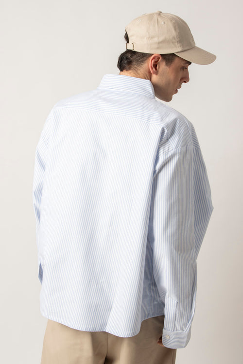 Camisa Blue/White Striped Loui