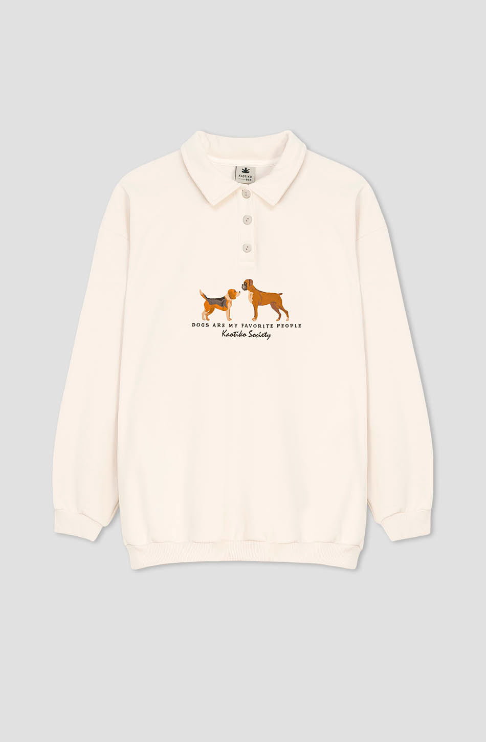 Puppies Jack Ivory Sweatshirt