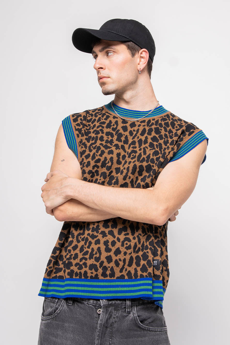 Burning Rebellion Leopard Vest