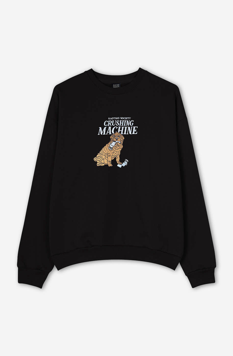 Crushing Machine Black Sweatshirt