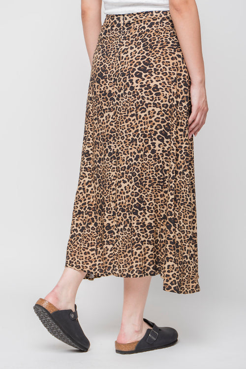 Leopard Long Skirt