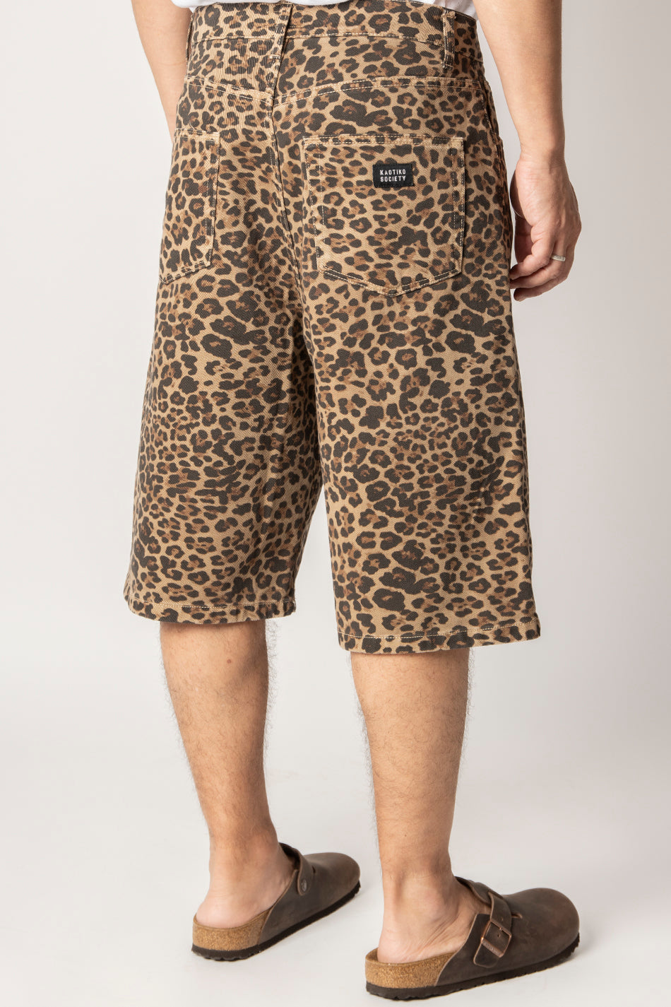 Bermuda Losse Leopard Brown