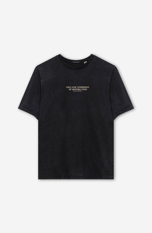 Washed Volcanic Symphony Black T-shirt