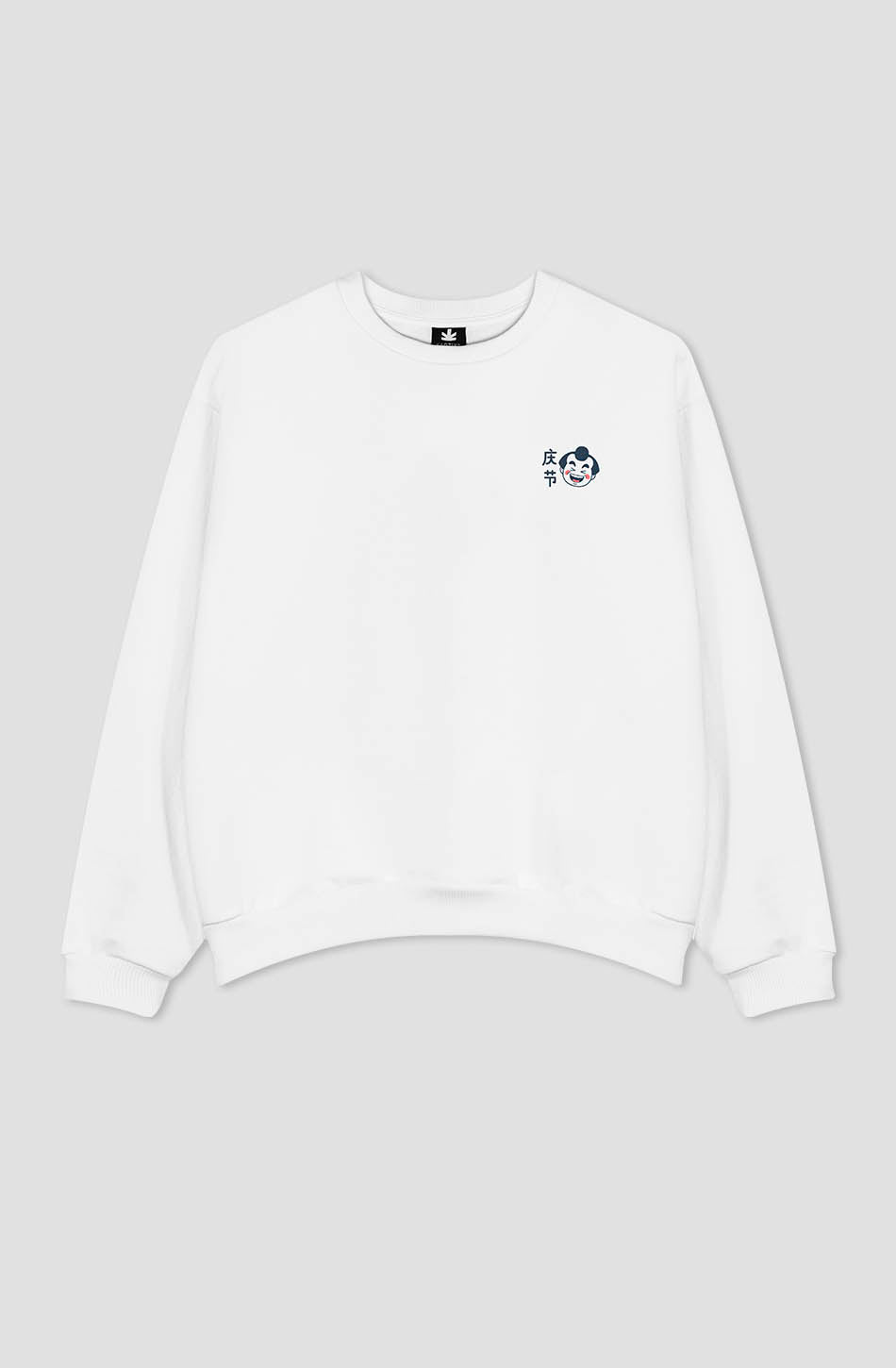 Sweat en coton biologique Oishi Ramen White