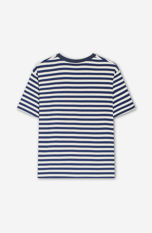 Stripes Bear T-shirt Navy Ivory