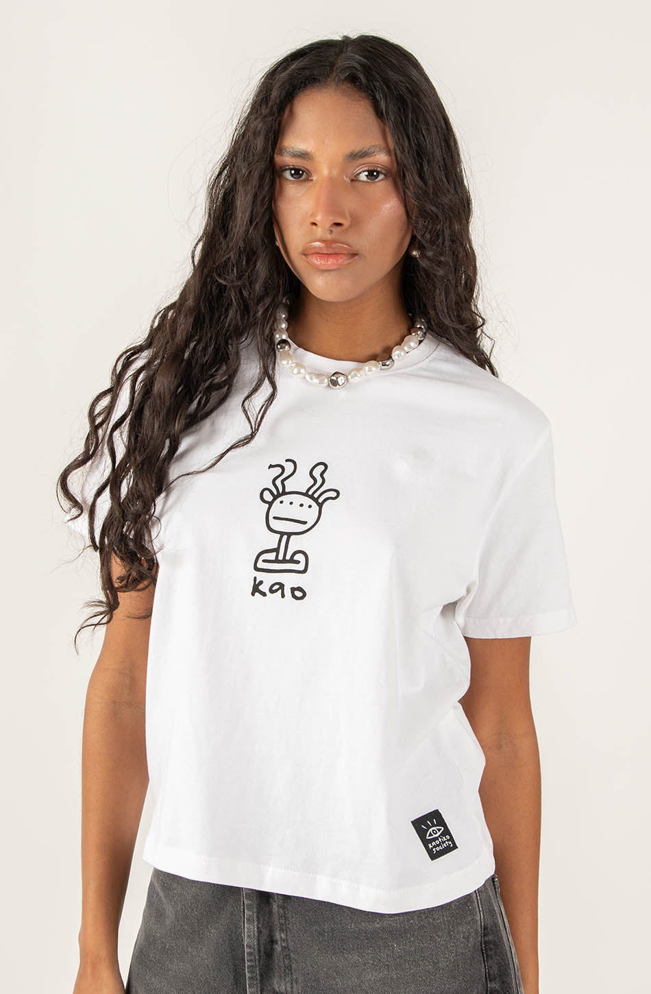 Camiseta Washed Boy Eye White