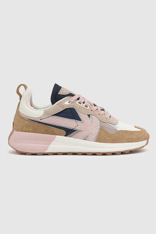 Kaotiko Detroit Multi Sand - Rose Sneakers