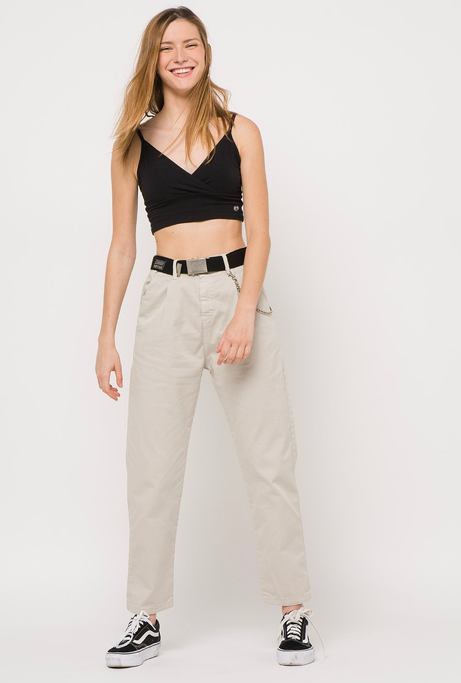 Black crop top Nicole