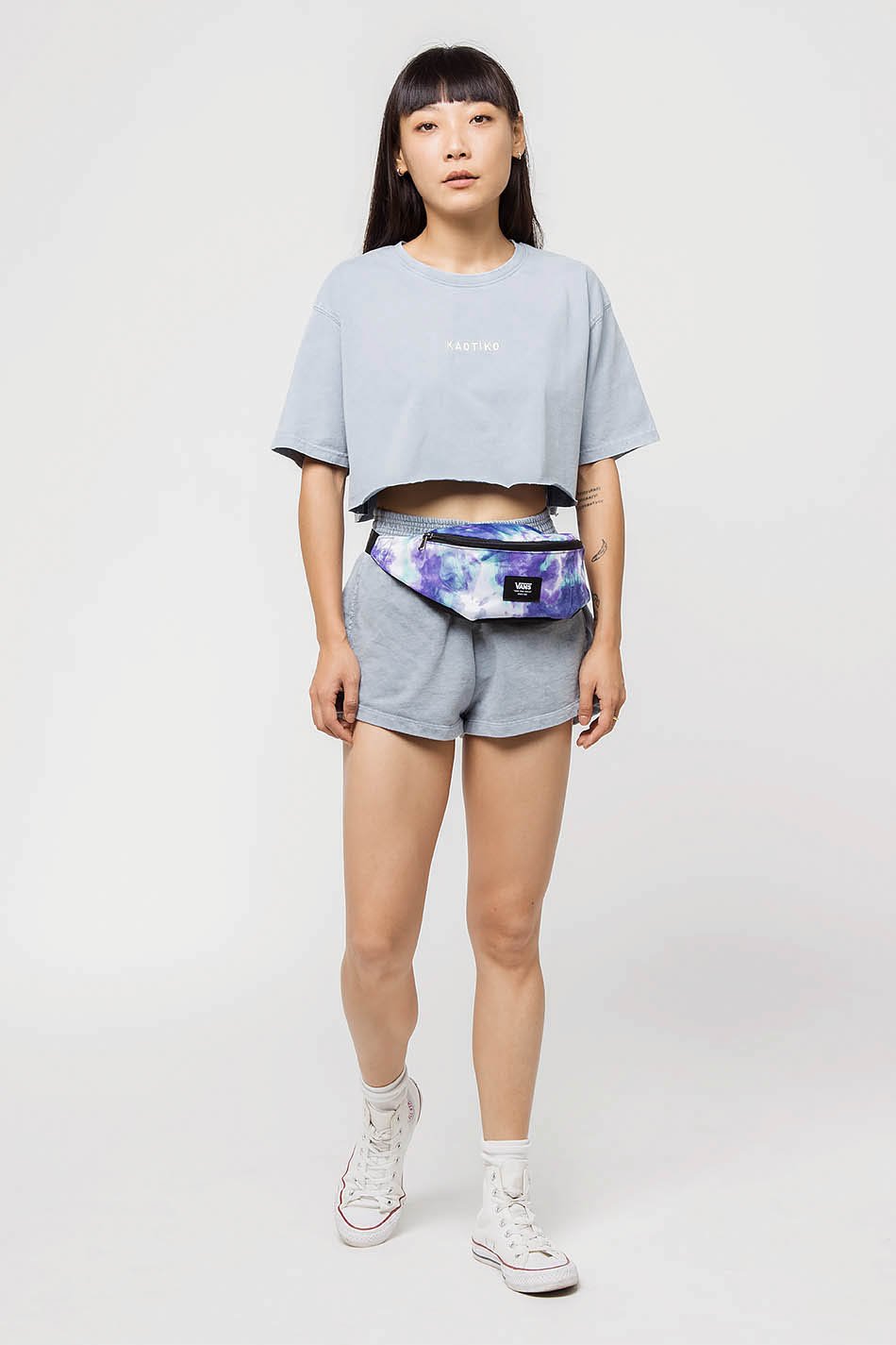 T-shirt Cropped Kaotiko Acero